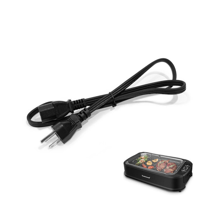 Genuine Power Cord for Techwood TWRG-200 Smokeless Electric Grill