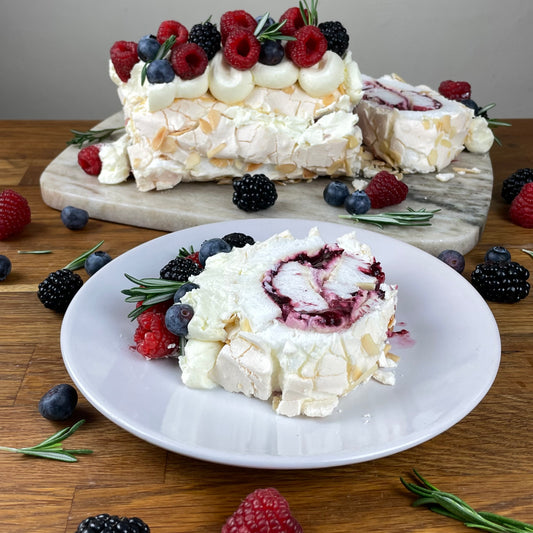 Berry Meringue Roulade