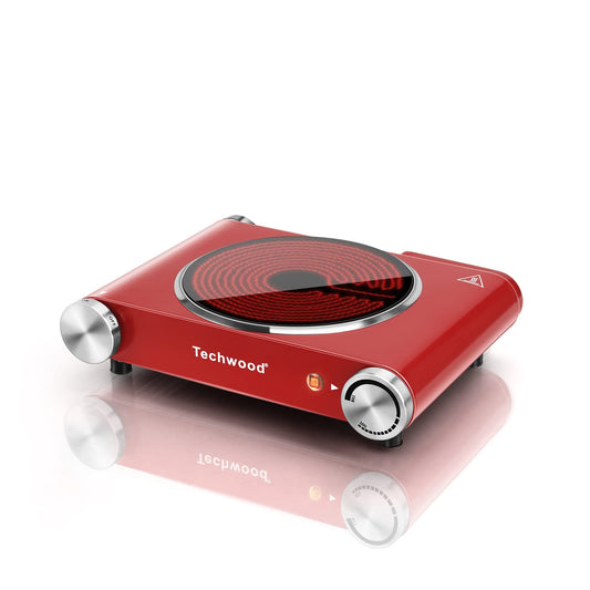 SP Techwood 1200W Infrared Ceramic Single Hot Plate(Red)