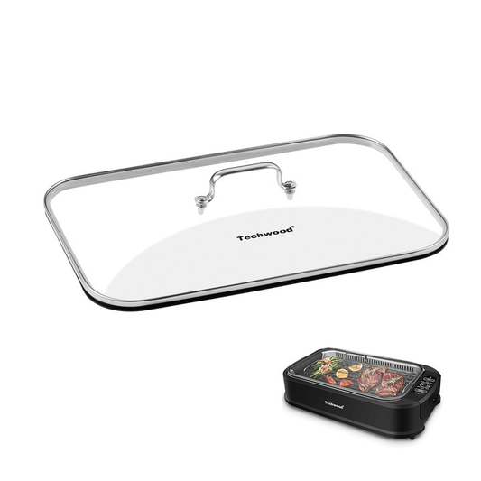 Glass Lid  For Techwood TWRG-200 Indoor Smokeless Grill