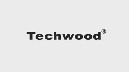 Techwood 1500W Smokeless Electric Grill with Non-Stick Grill Plates, Indoor Grill with Temperature Control, Tempered Glass Lid, Dishwasher-Safe