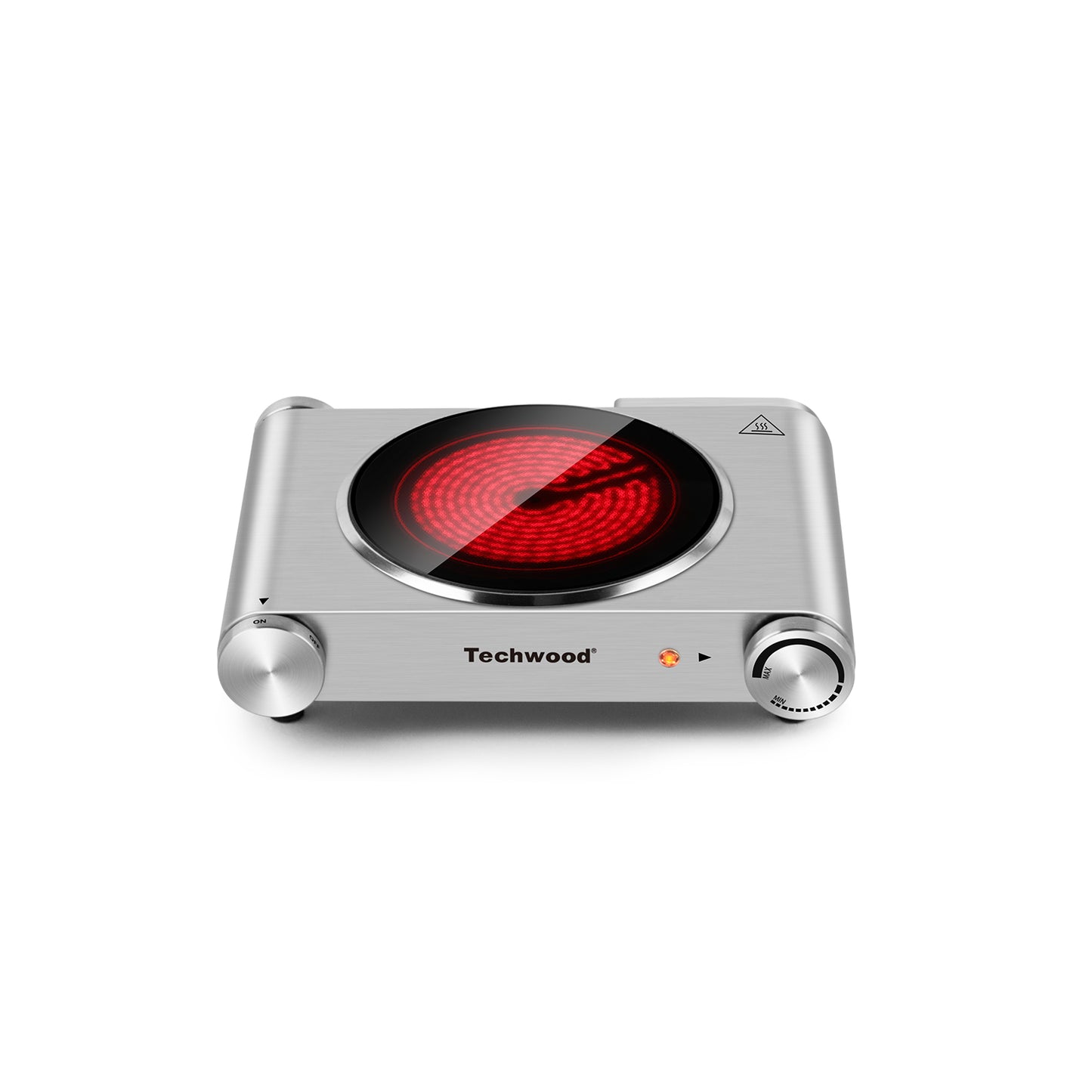 Techwood 1200W Infrared Ceramic Single Hot Plate(Black)