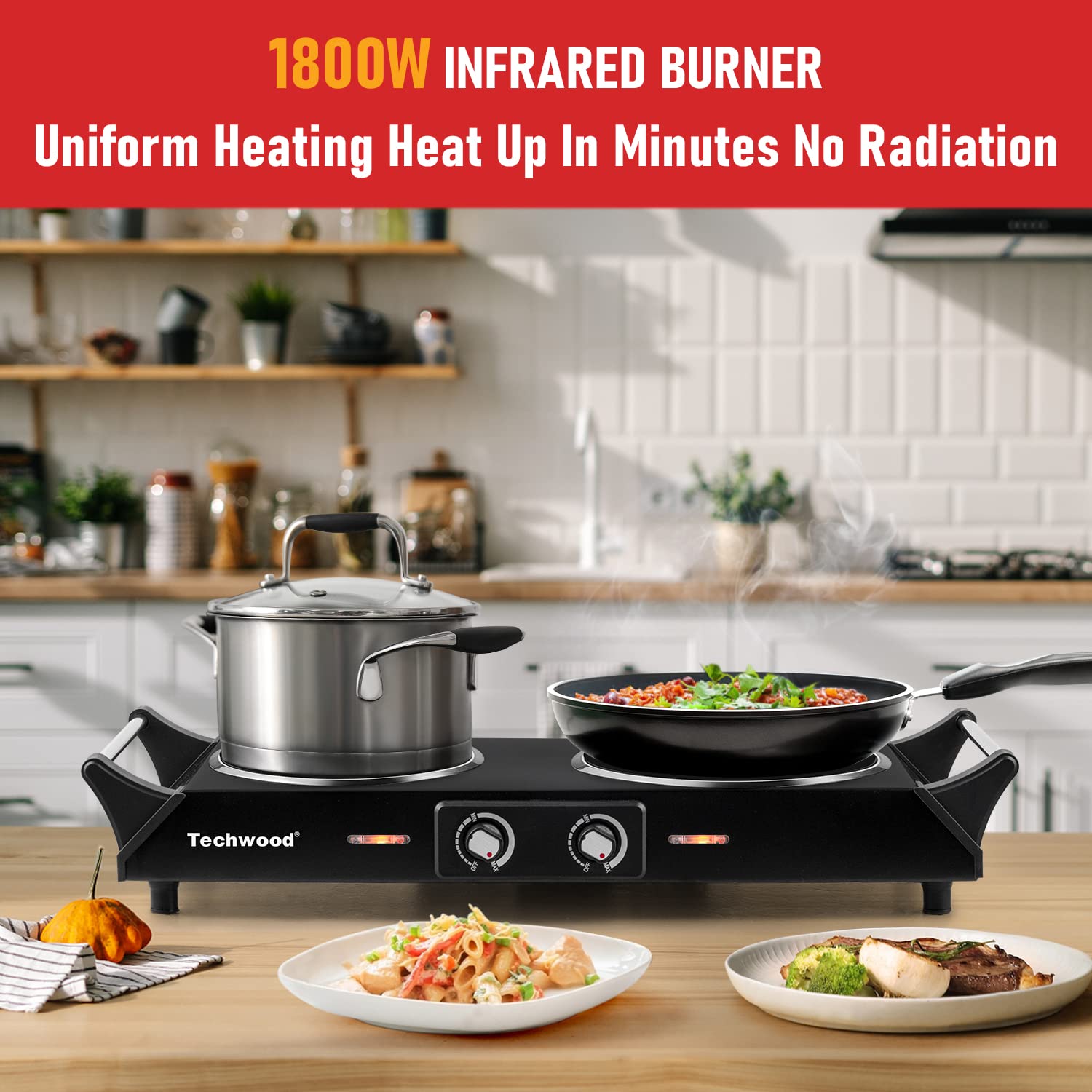 Techwood discount infrared cooktop
